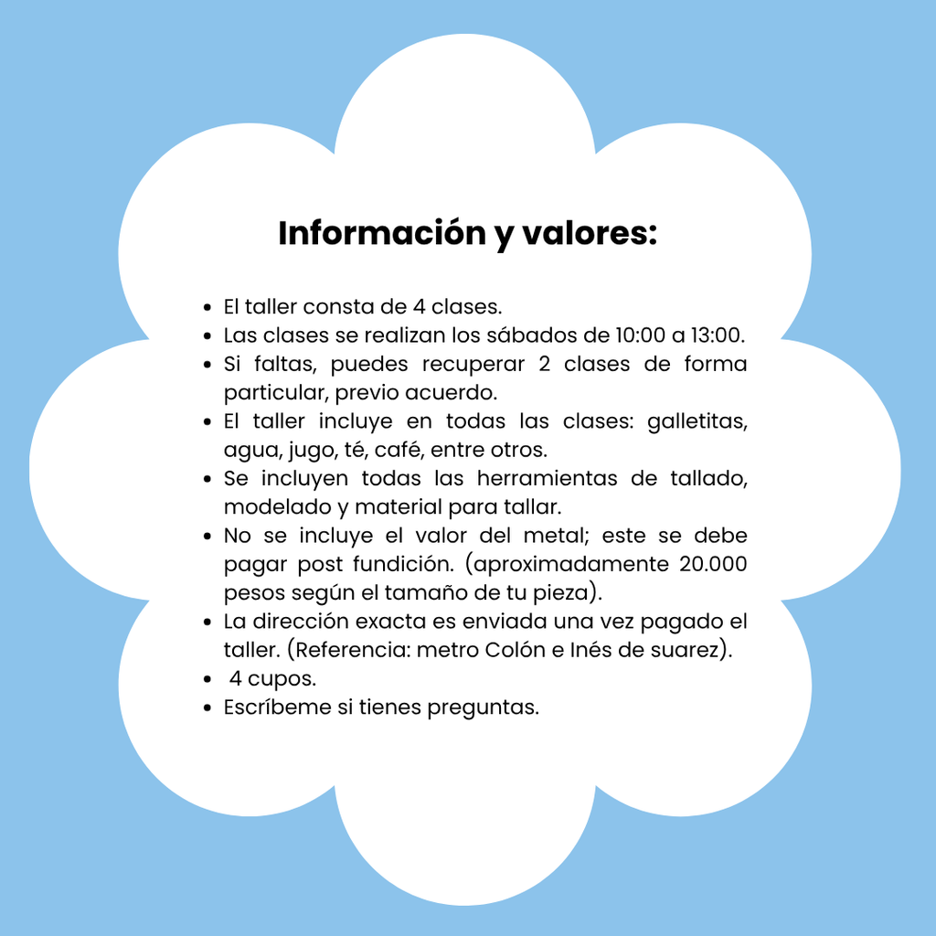 Taller de Tallado y modelado en Cera – Técnica de la Cera Perdida