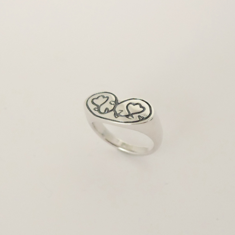 Anillo Sello Flora