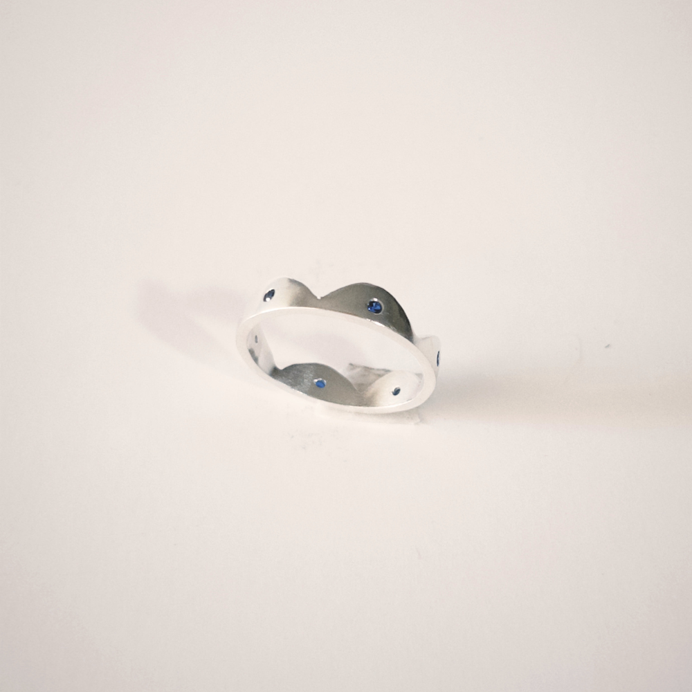 Anillo Cinta Arbusto Engaste
