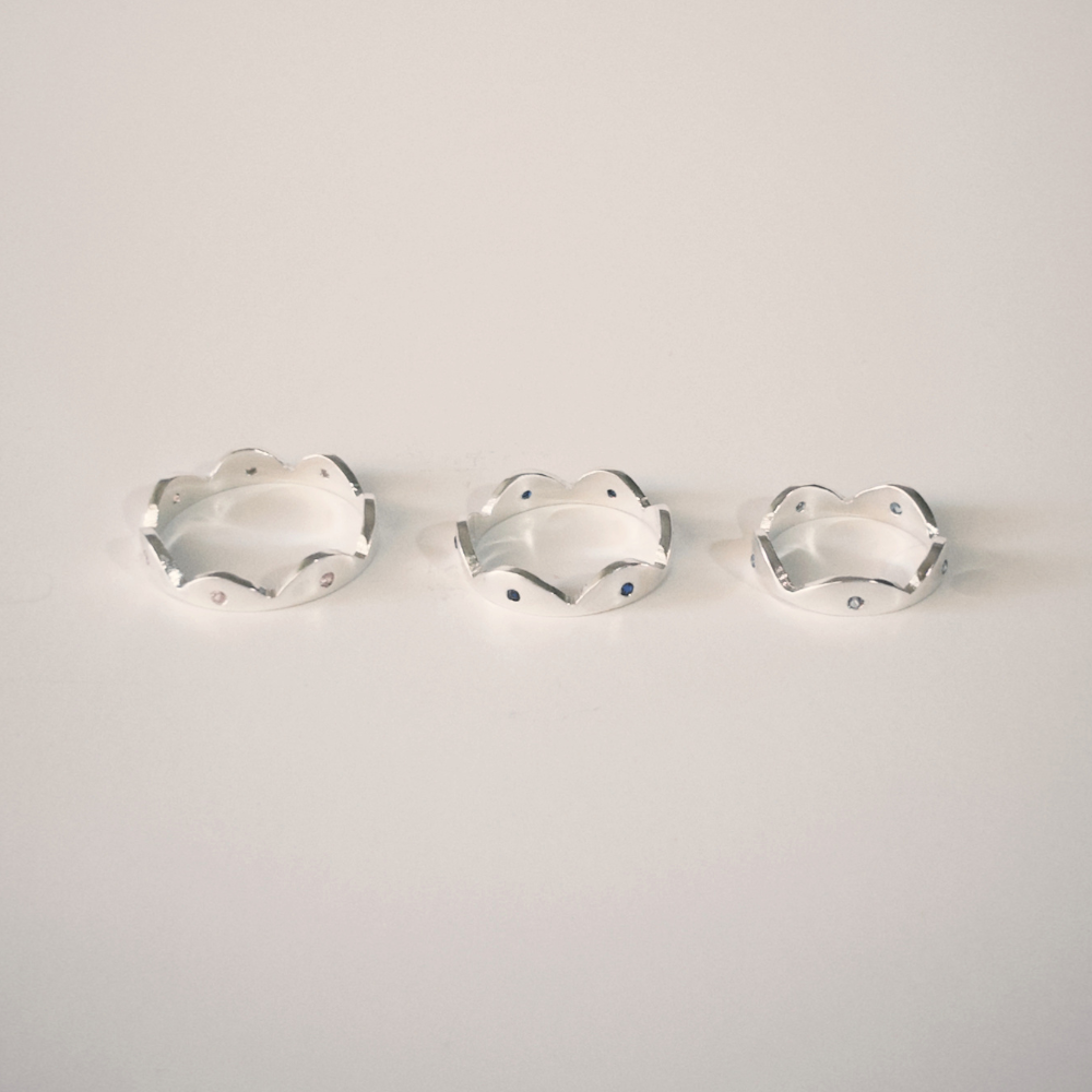 Anillo Cinta Arbusto Engaste