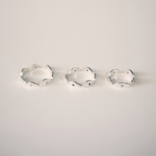 Anillo Cinta Arbusto Engaste